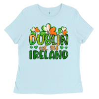 Baby Blue dublin ireland st patrick s day Ladies Tee - Artiststas