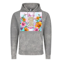 Cloud Rock she is mom with flowers Vintage Hoodie - TumblerDesignByShophia
