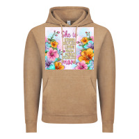 Vintage Coffee she is mom with flowers Vintage Hoodie - TumblerDesignByShophia