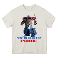 Cream optimus prime 2 Heavy Core Tee - lanVoArt