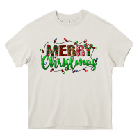 Cream merry christmas Heavy Core Tee - BundleAndBundleShop
