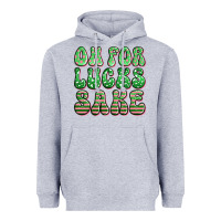 Heather Grey oh for lucks sake st patricks Heavyweight Hoodie - Artiststas