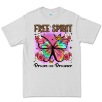 Dove Grey free spirit dream on dreamer Premium Tee - Artiststas