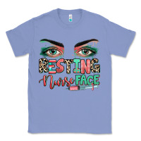 Colony Blue resting nurse face Classic Tee - RanaPortraitStore