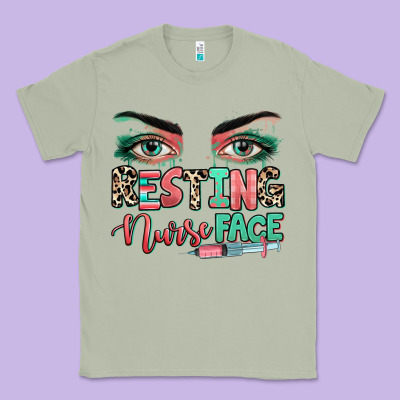 Resting Nurse Face Classic Tee Designed By Ranaportraitstore
