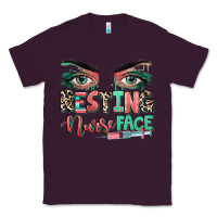 Plum resting nurse face Classic Tee - RanaPortraitStore
