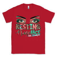 Red resting nurse face Classic Tee - RanaPortraitStore