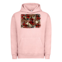Christmas Leopard Cowhide Background Urban Hoodie | Teevron