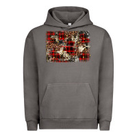 Pigment Tornado christmas leopard cowhide background Urban Hoodie - BarkalooDesign