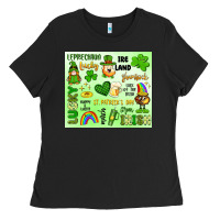 Black st patrick's day Ladies Tee - Artiststas