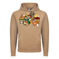 Chicken Coffee Cups Vintage Hoodie | Teevron