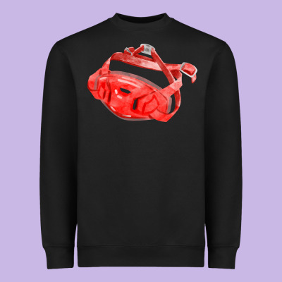 Chin Guard Fa Element Heavyweight Sweatshirt Designed By Fadigitalartstudio
