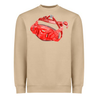 Mushroom Chin Guard Fa Element Heavyweight Sweatshirt - FaDigitalArtStudio