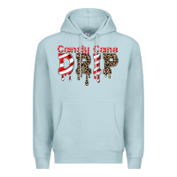 Blue Mist candy cane drip Premium Hoodie - FaDigitalArtStudio
