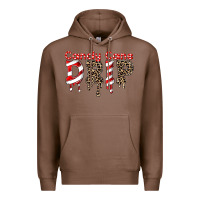 Chestnut candy cane drip Premium Hoodie - FaDigitalArtStudio