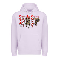 Lilac candy cane drip Premium Hoodie - FaDigitalArtStudio