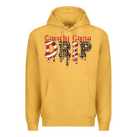 Mustard candy cane drip Premium Hoodie - FaDigitalArtStudio