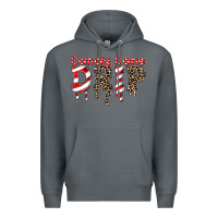 Rock candy cane drip Premium Hoodie - FaDigitalArtStudio