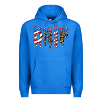 True Royal candy cane drip Premium Hoodie - FaDigitalArtStudio