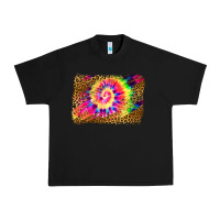 Black leopard, tie die backgraund Urban Heavy Tee - JahusDesignShop