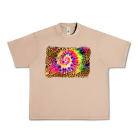 Burro leopard, tie die backgraund Urban Heavy Tee - JahusDesignShop