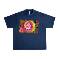 Navy leopard, tie die backgraund Urban Heavy Tee - JahusDesignShop