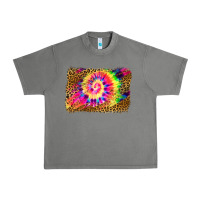 Tornado leopard, tie die backgraund Urban Heavy Tee - JahusDesignShop