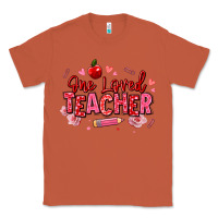Copper one loved teacher afro messy bun Classic Tee - texasbilliewilder