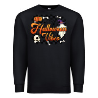Black halloween vibes Premium Sweatshirt - Artiststas