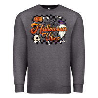 Charcoal Heather halloween vibes Premium Sweatshirt - Artiststas