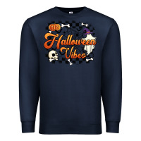 Navy halloween vibes Premium Sweatshirt - Artiststas