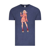 Vintage Denim colorful girl Vintage Tee - TumblerDesignByShophia