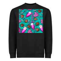 Black valentines day champagne and strawberry Heavyweight Sweatshirt - BundleAndBundleShop