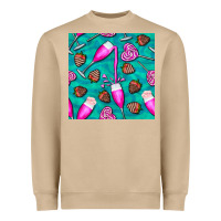 Mushroom valentines day champagne and strawberry Heavyweight Sweatshirt - BundleAndBundleShop
