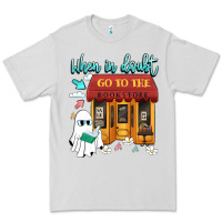 Dove Grey when in doubt go to the bookstore Premium Tee - Artiststas