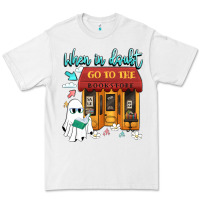 White when in doubt go to the bookstore Premium Tee - Artiststas