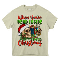 Mossy when you’re dead inside but it's christmas Heavy Core Tee - BundleAndBundleShop