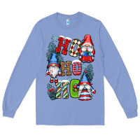 Colony Blue ho ho ho gnomes Long Sleeve Tee - CowGirlArtShop