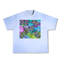 Grape Ice dragonflies Urban Heavy Tee - TumblerDesignByShophia