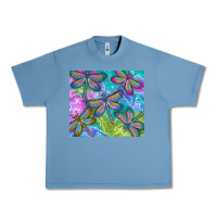 Pebble Blue dragonflies Urban Heavy Tee - TumblerDesignByShophia