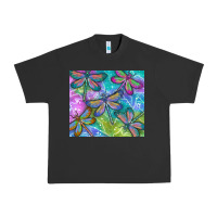 Pigment Black dragonflies Urban Heavy Tee - TumblerDesignByShophia