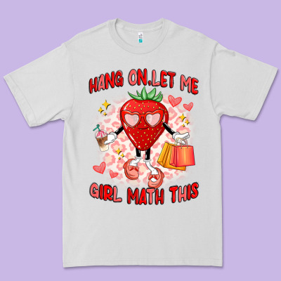 Hang On,let Me Girl Math This Premium Tee Designed By Artiststas