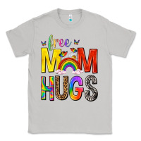 Moon Dust Free Mom Hugs with Butterflies Classic Tee - texasbilliewilder