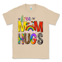 Mushroom Free Mom Hugs with Butterflies Classic Tee - texasbilliewilder