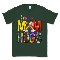 Sports Green Free Mom Hugs with Butterflies Classic Tee - texasbilliewilder