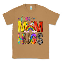 Toasted Coconut Free Mom Hugs with Butterflies Classic Tee - texasbilliewilder