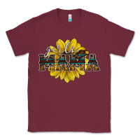 Burgundy girls mama sunflower Classic Tee - RacoonDesign