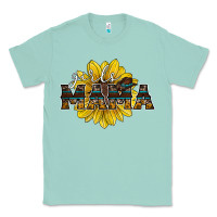 Seafoam girls mama sunflower Classic Tee - RacoonDesign