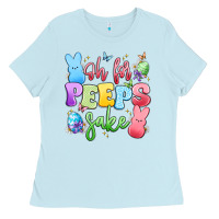 Baby Blue oh for peeps sake Ladies Tee - Artiststas