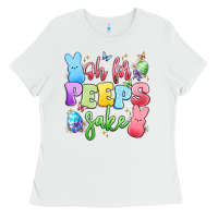 White oh for peeps sake Ladies Tee - Artiststas